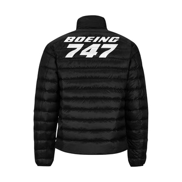 BOEING 747 Men's Stand Collar Padded Jacket e-joyer